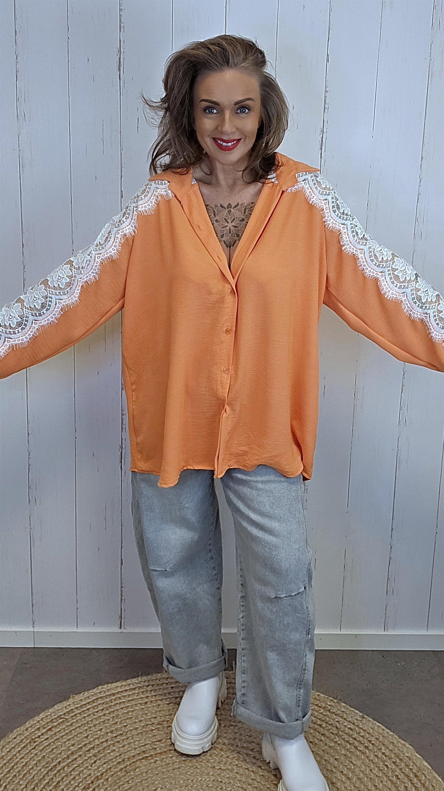 Dominika skjorte orange