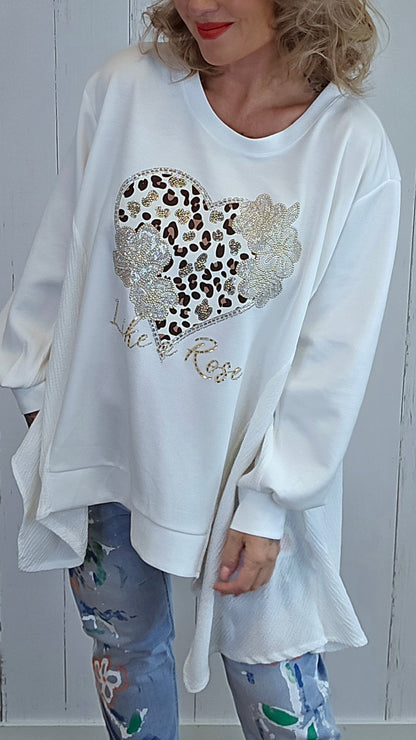 Dahlia topp creme