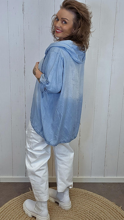 Vilma Denim Look hettegenser