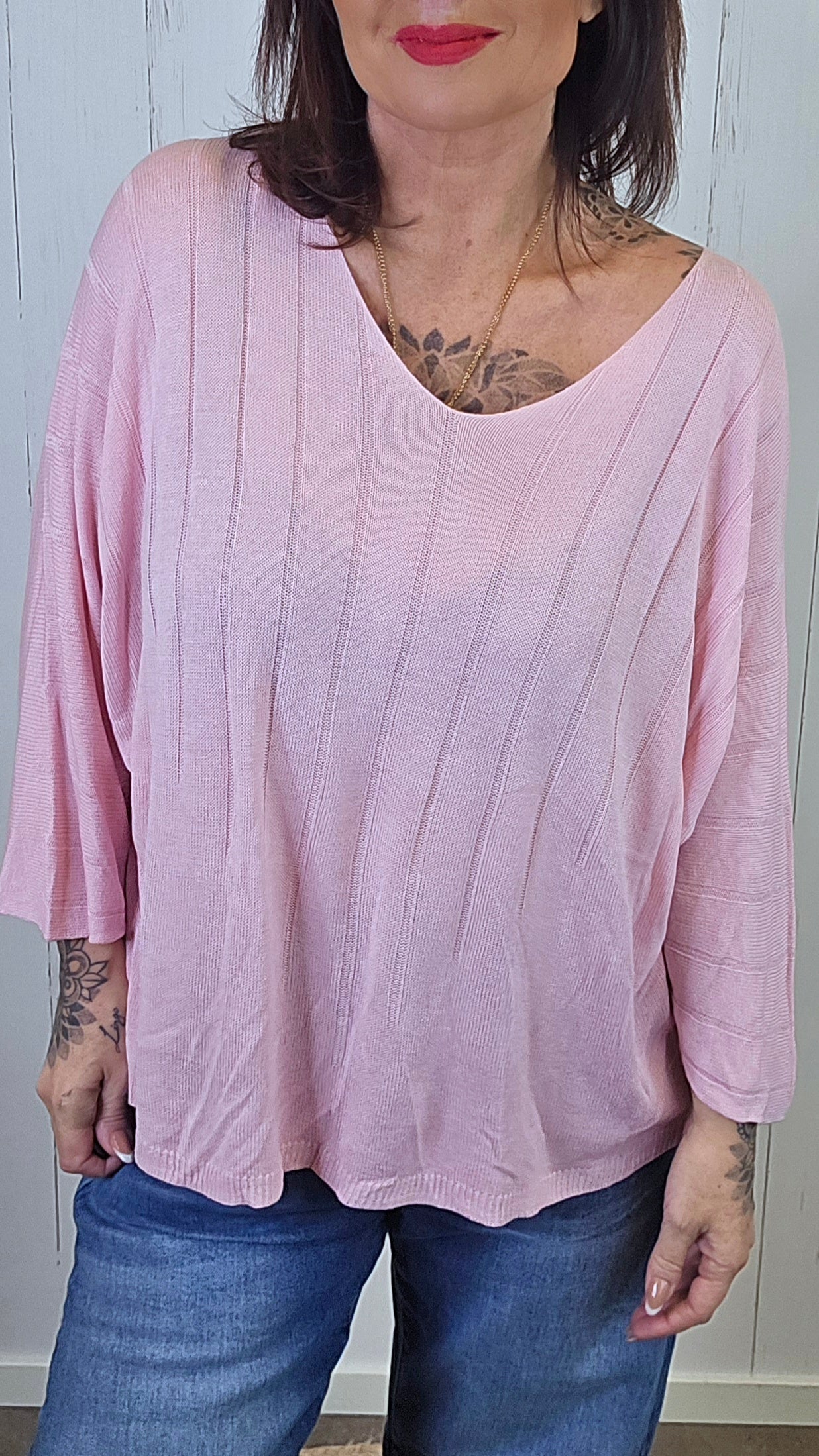 Mia tynn og myk topp rosa