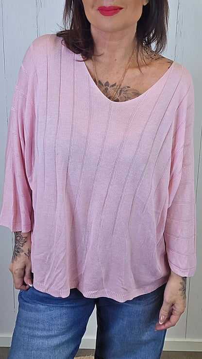 Mia tynn og myk topp rosa