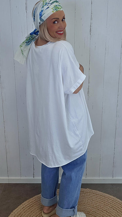 Fanny topp hvit