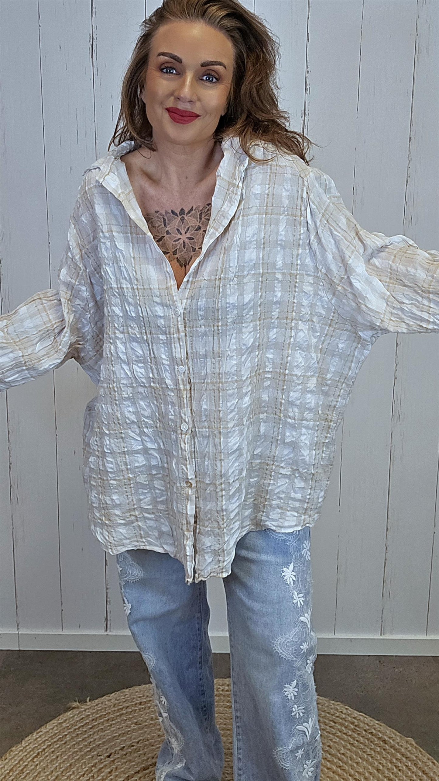 Wendy skjorte beige