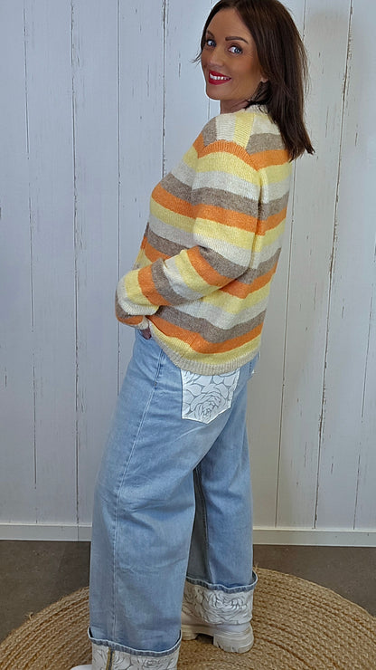 Vanja genserjakke orange