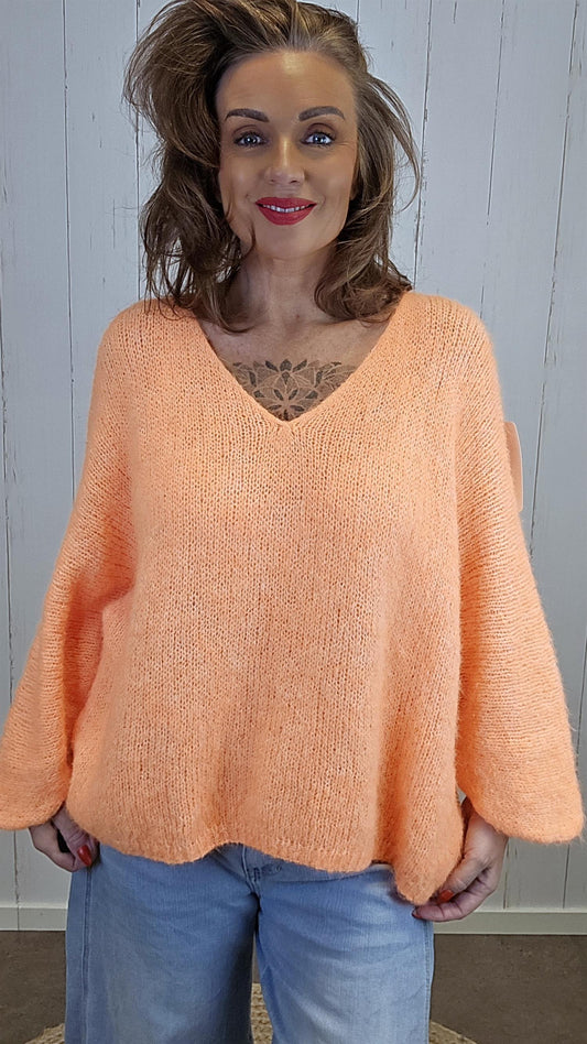 Anna genser neon orange