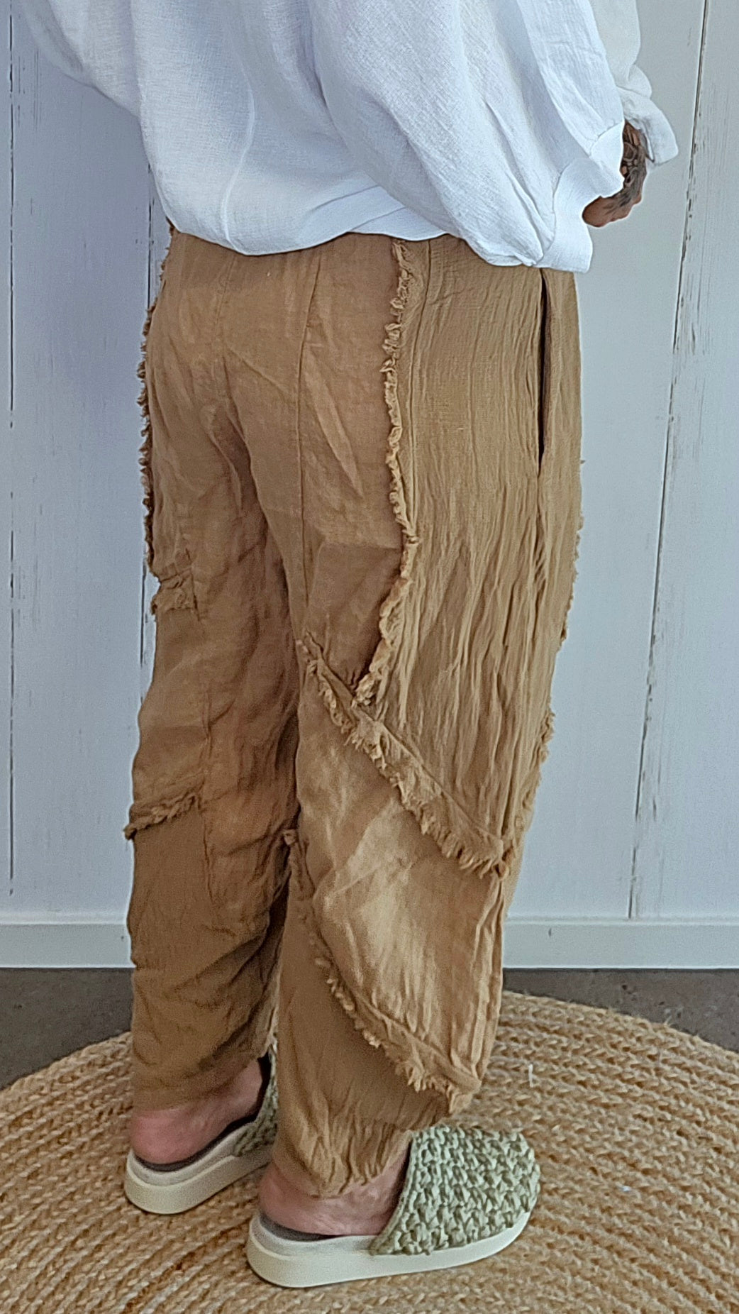 Tamara baggy bukse camel