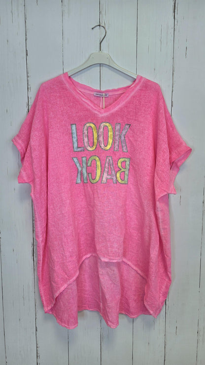 Bella Look Back topp rosa