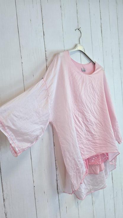Gaya Lag-på-Lag Topp rosa