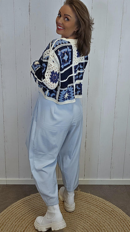 Tiril bukse lys blå