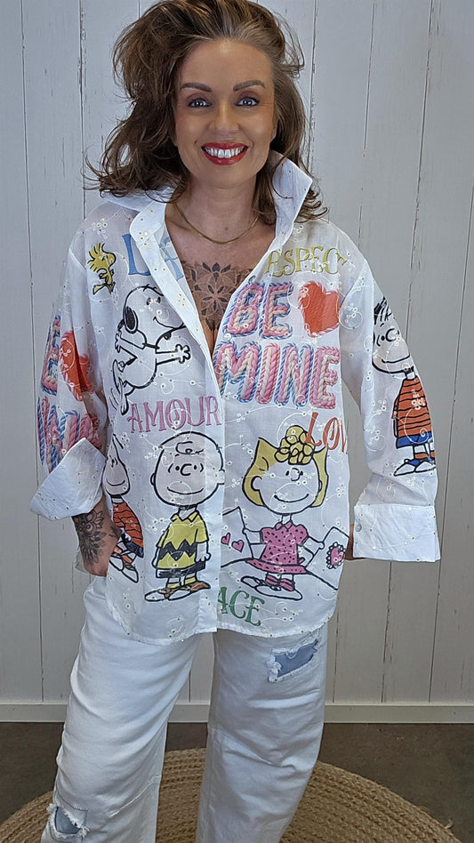 Nora skjorte Snoopy