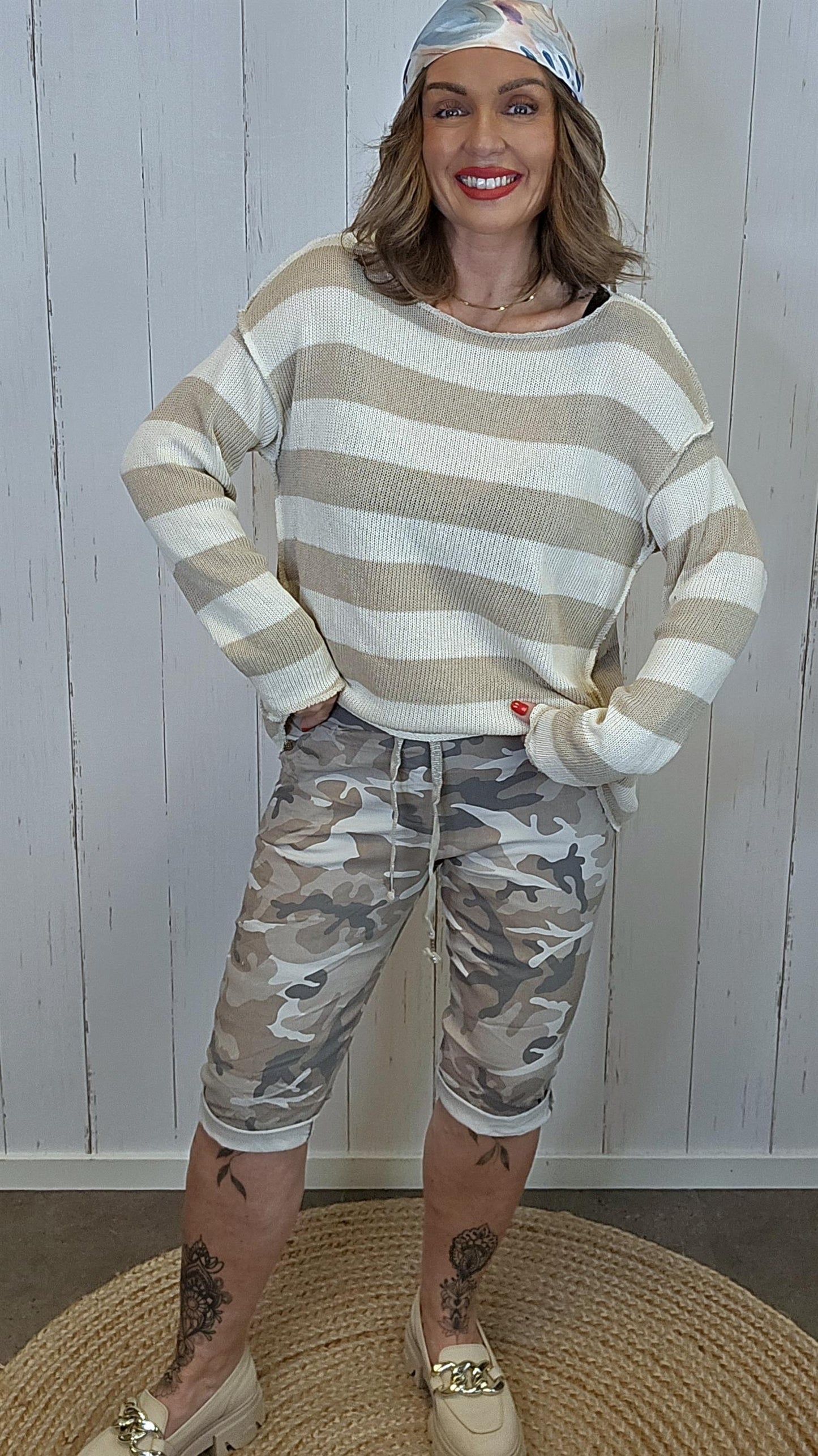 Tiril genser sand