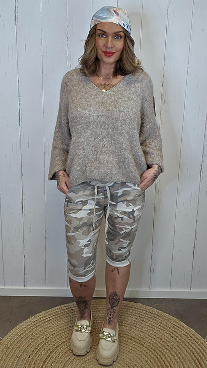 Anna genser taupe
