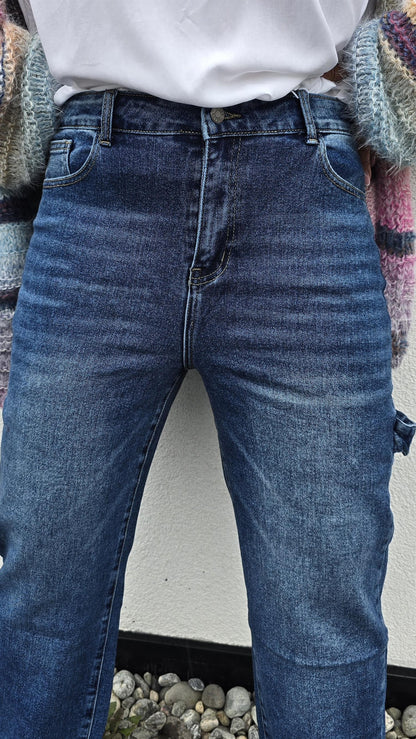 Rebekka jeans mørk blå