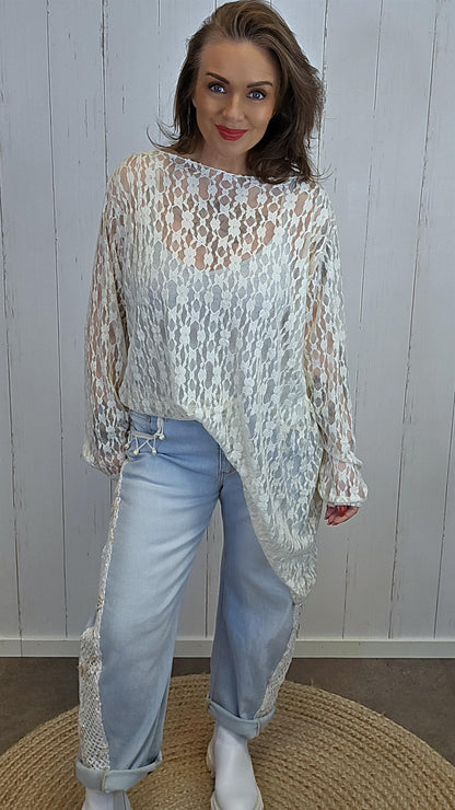 Olivia blondetopp beige