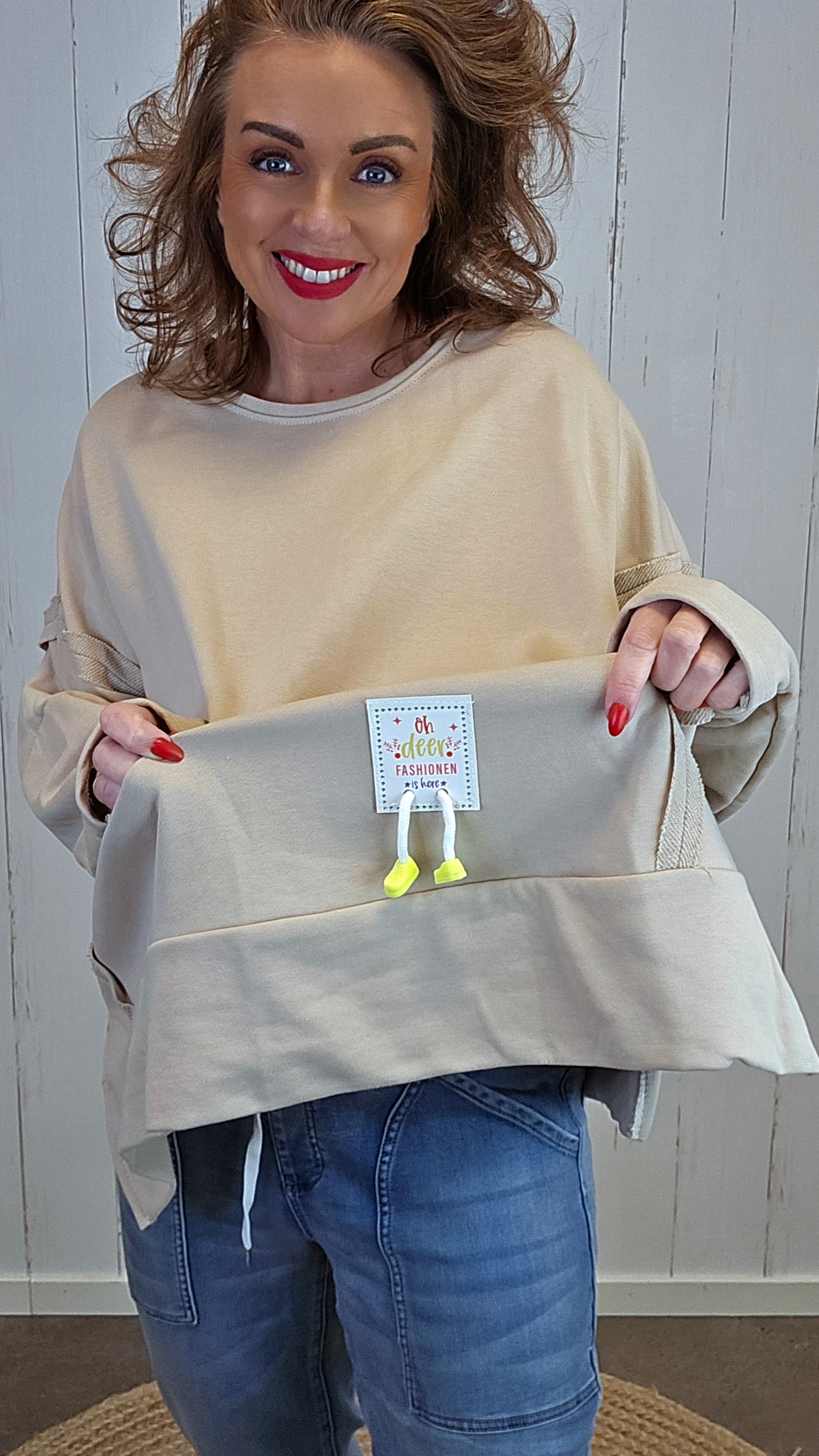 Disa genser beige