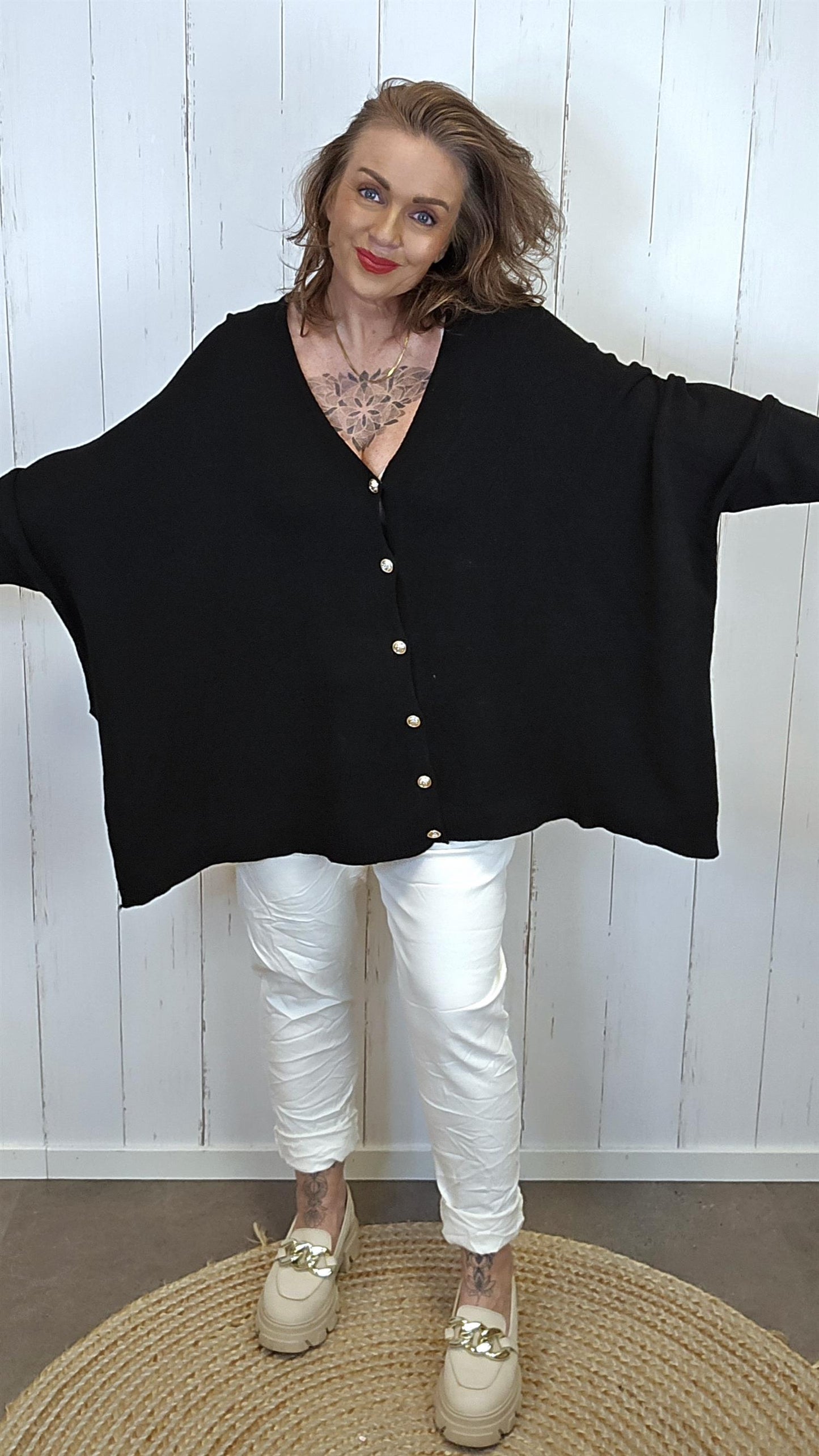 Enya cardigan svart