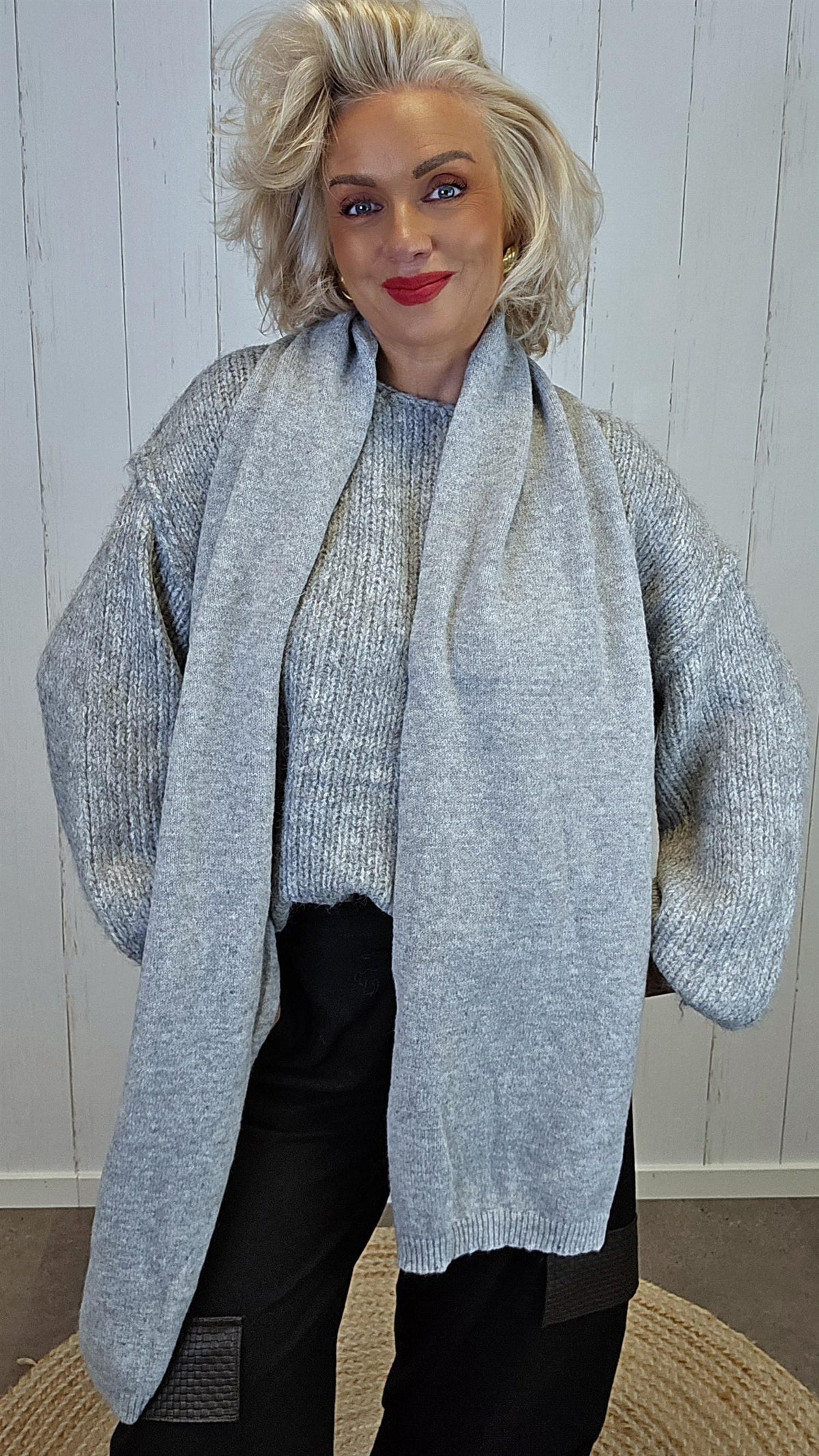 Zara skjerf grå