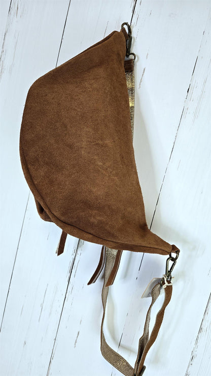 Seline skinn veske cognac