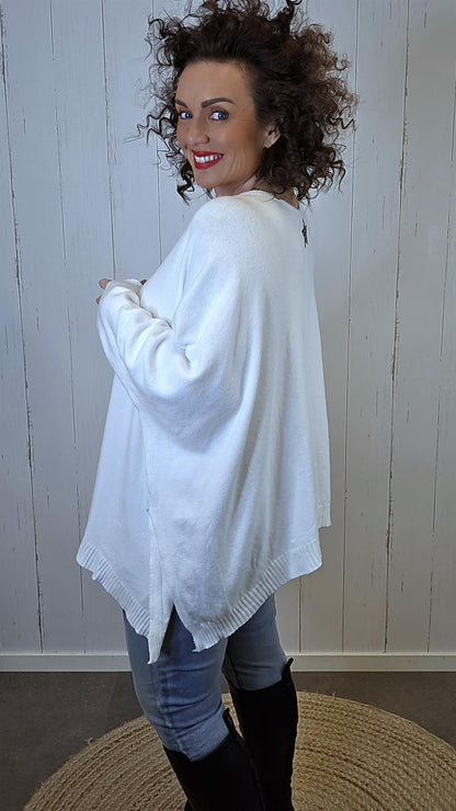 Enya cardigan hvit
