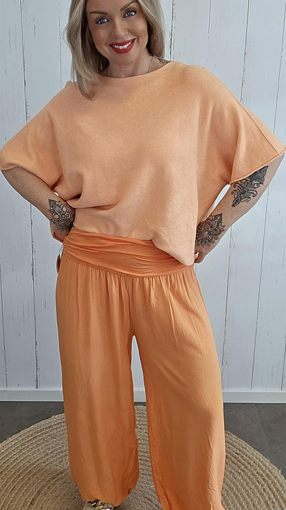 Luna genser topp orange
