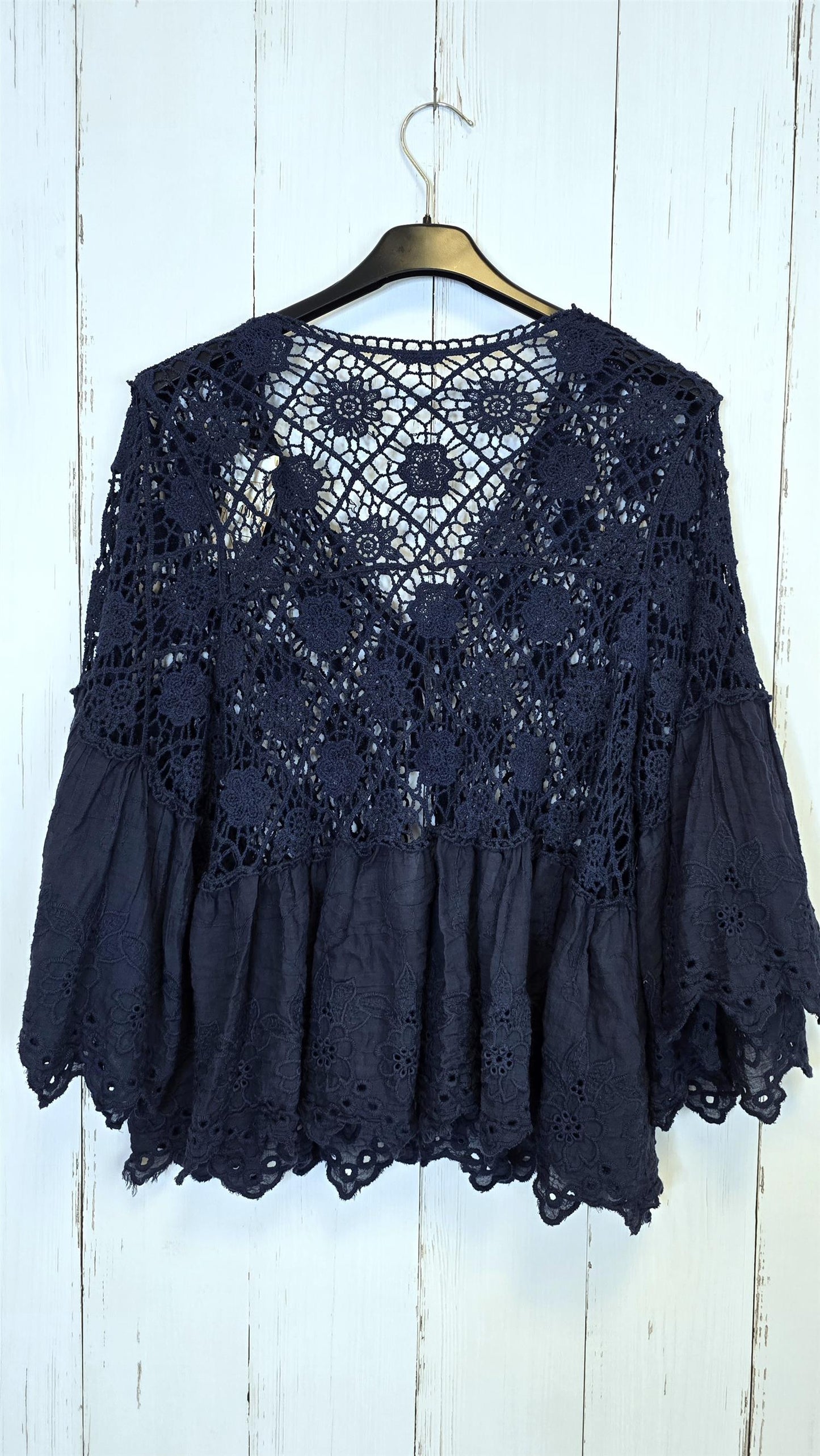 Zanita blonde jakke navy
