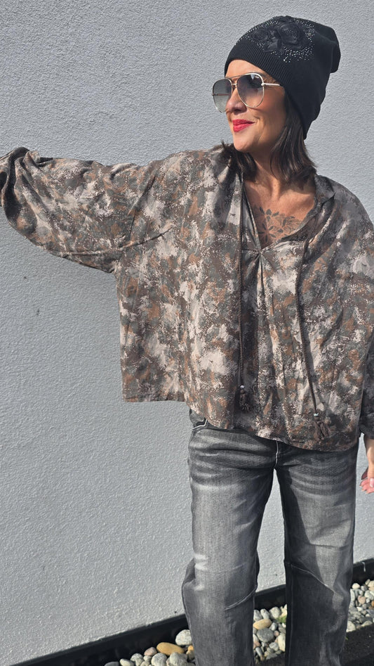Mathea bluse brun