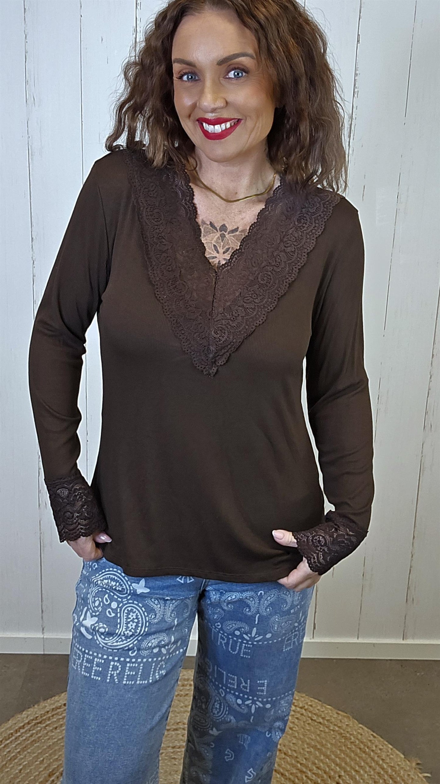 Alva Blondetopp brun