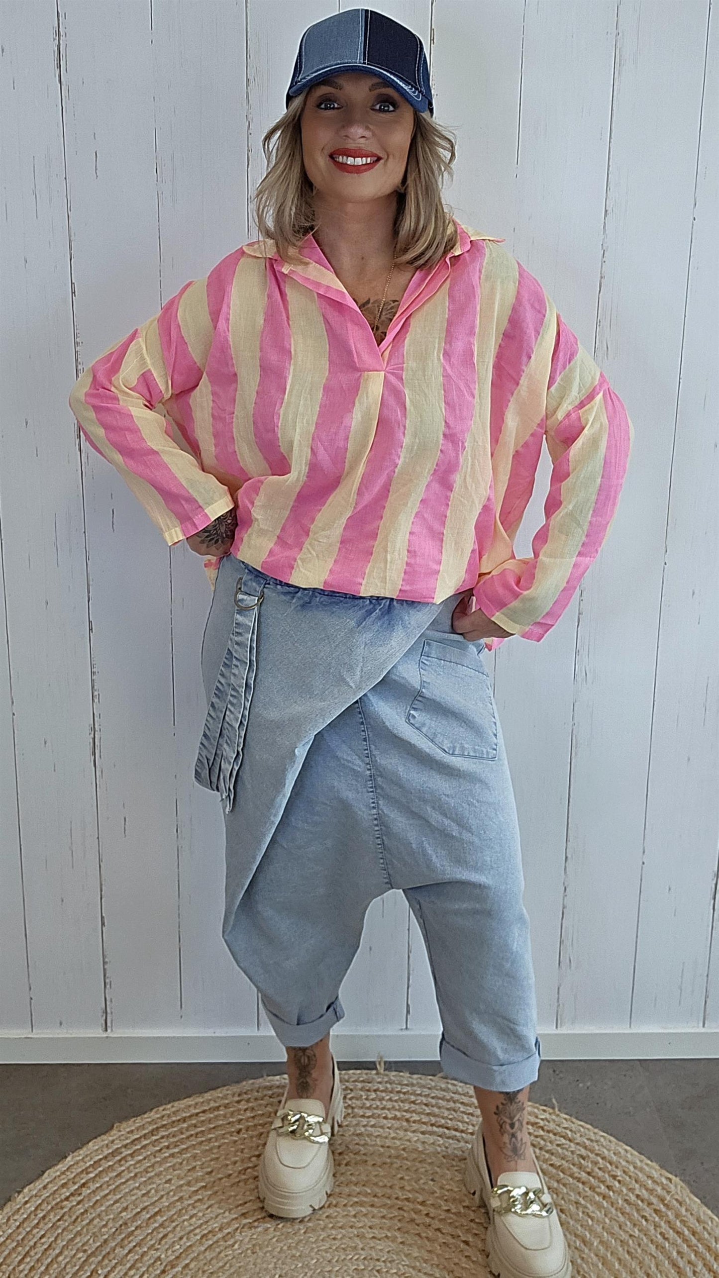 Sally harem bukse denim