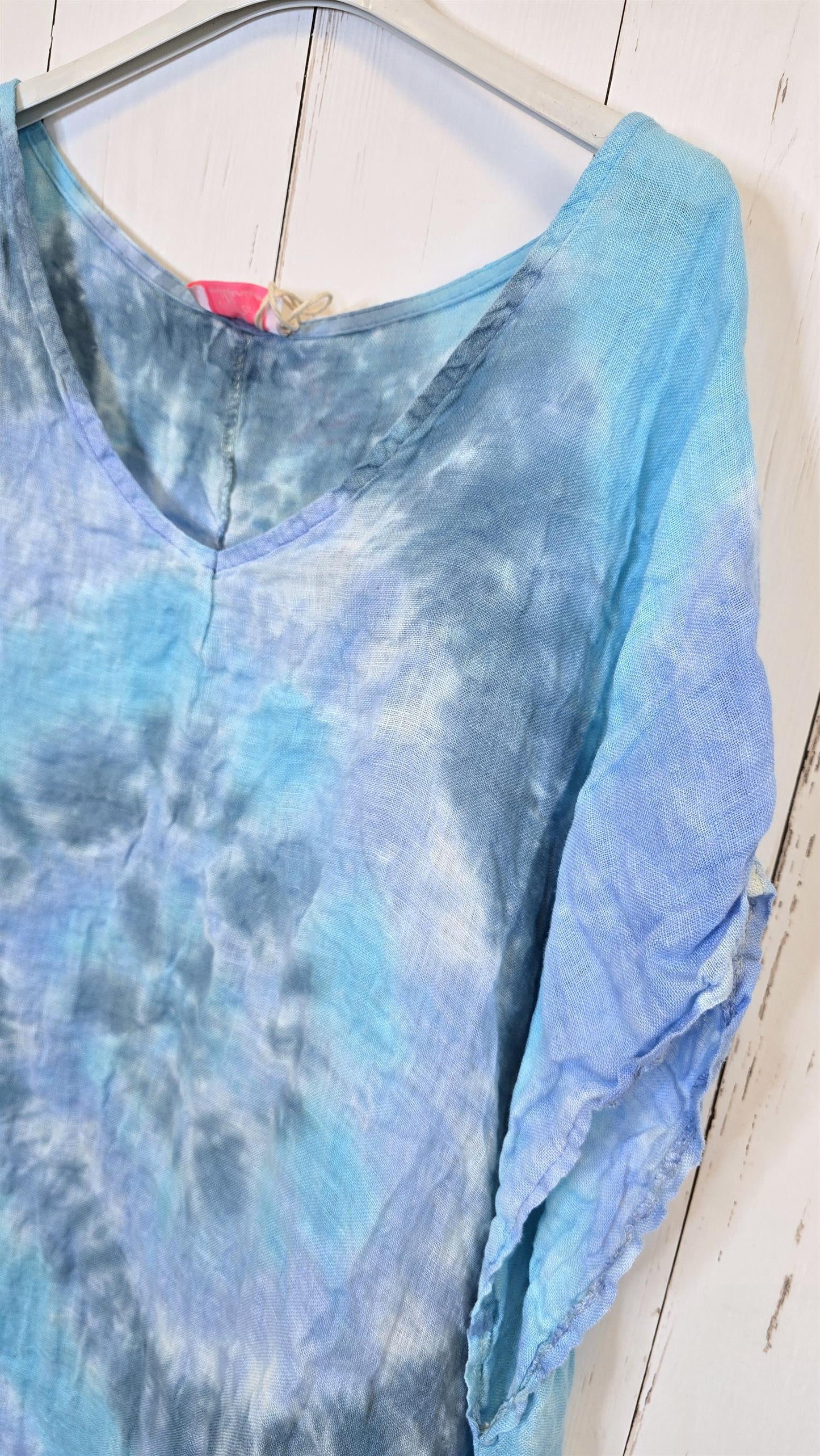 Tie Dye Linkjole Turkis