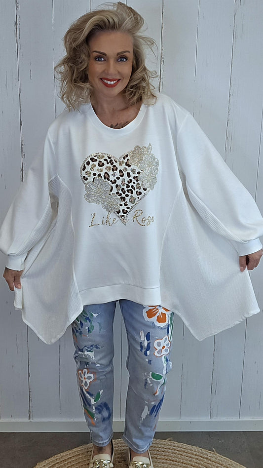 Dahlia topp creme