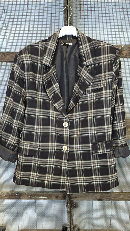 Tindra blazer brun