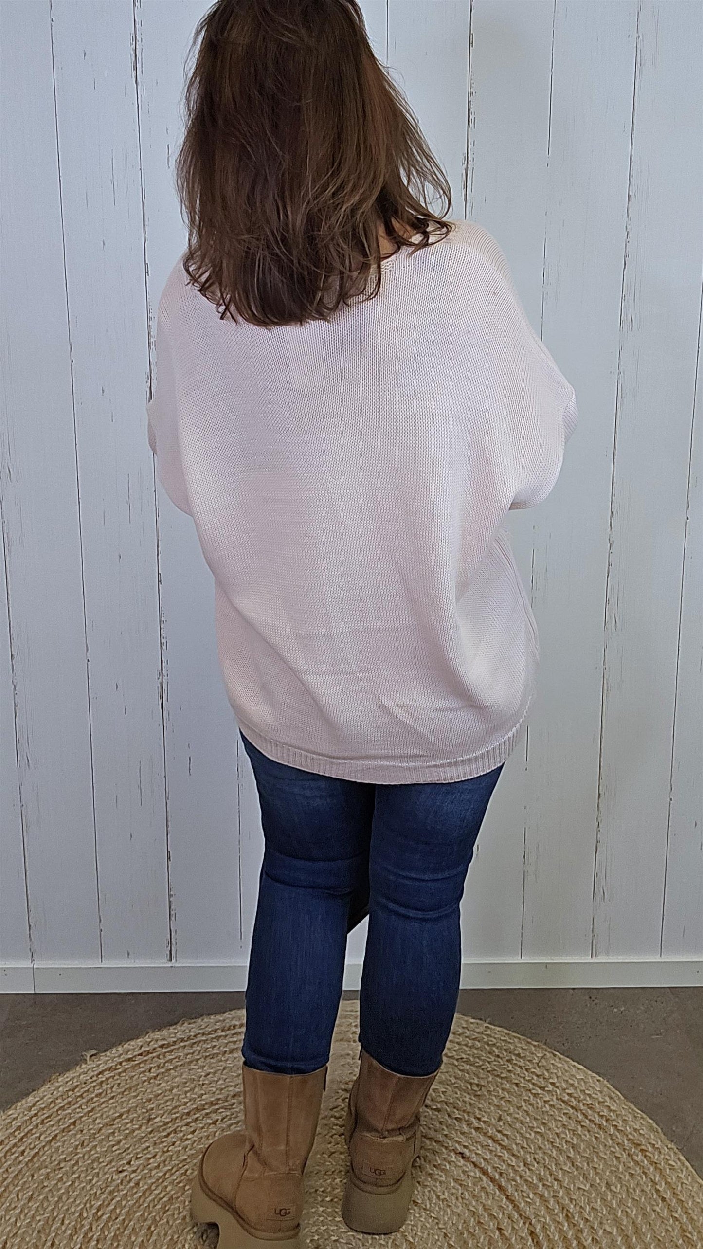 Dalia Strikket Jakke Dus Rosa