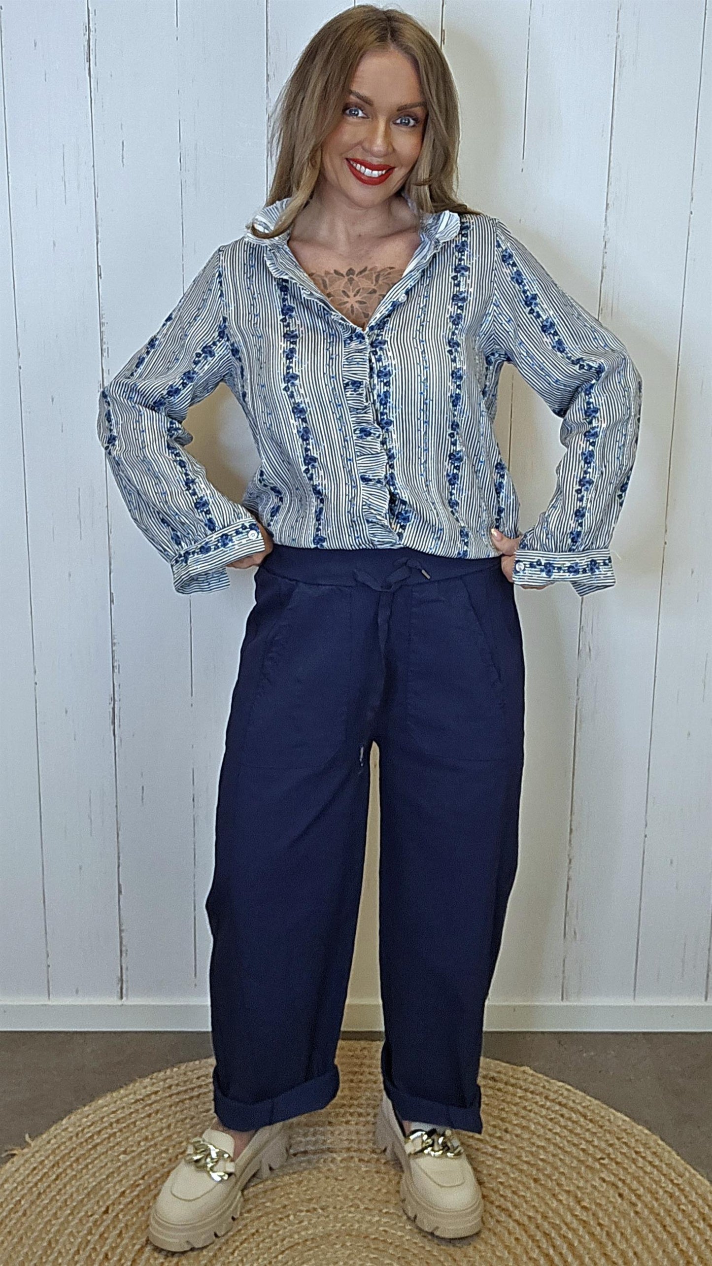 Thora bukse Navy