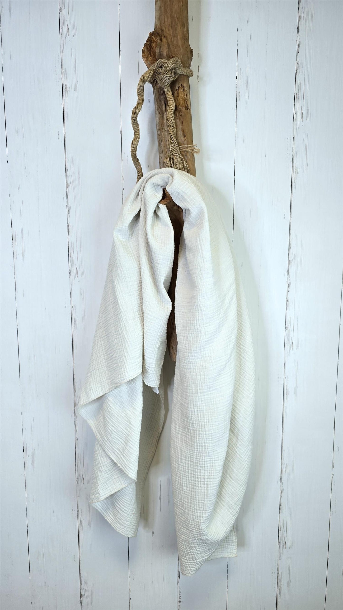 Stine bomulls skjerf beige