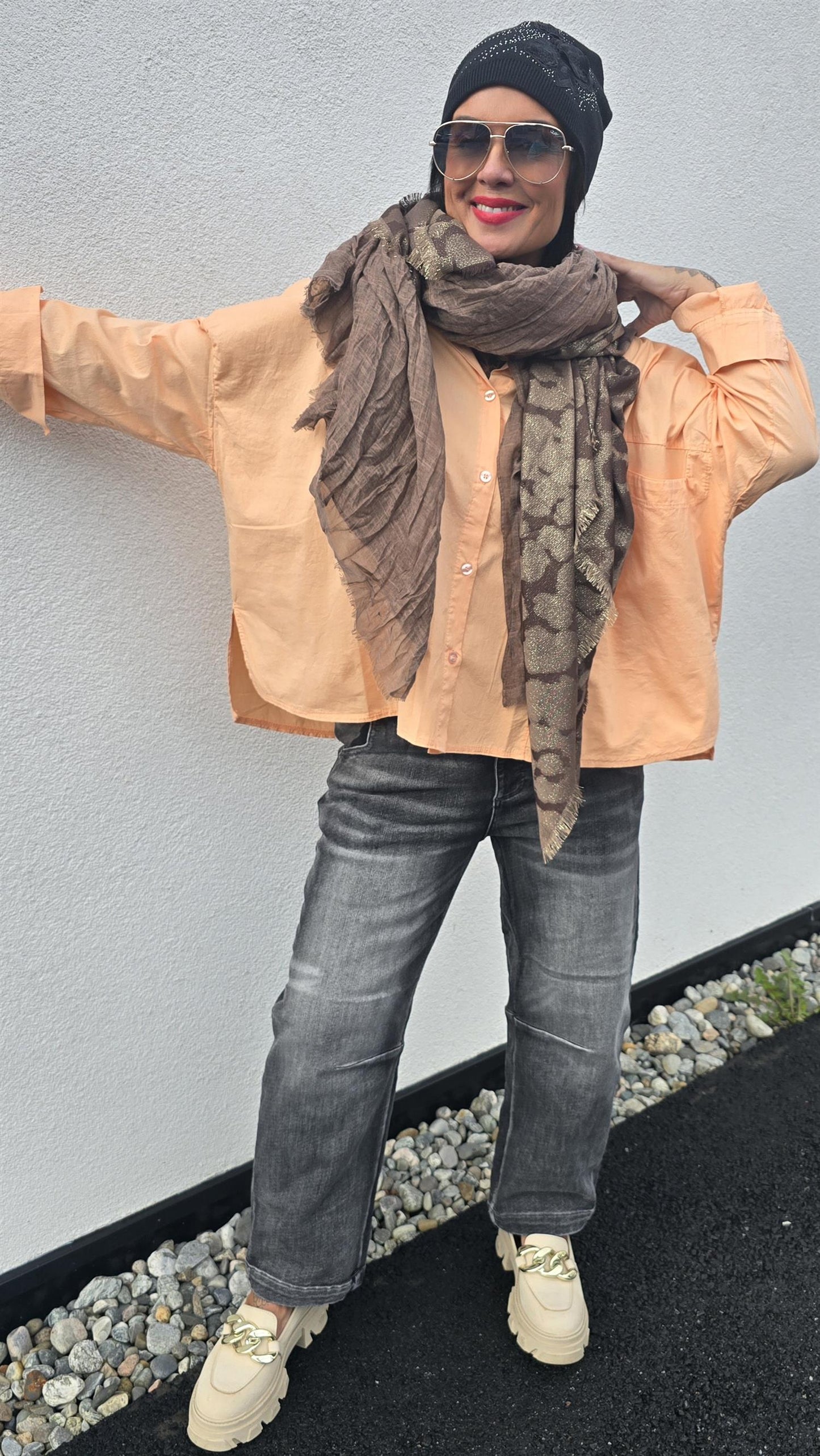Nadina skjorte orange