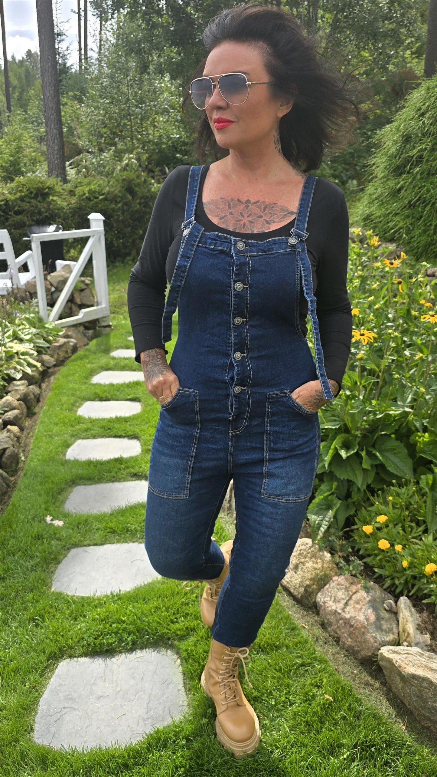 Alice jumpsuit mørk denim
