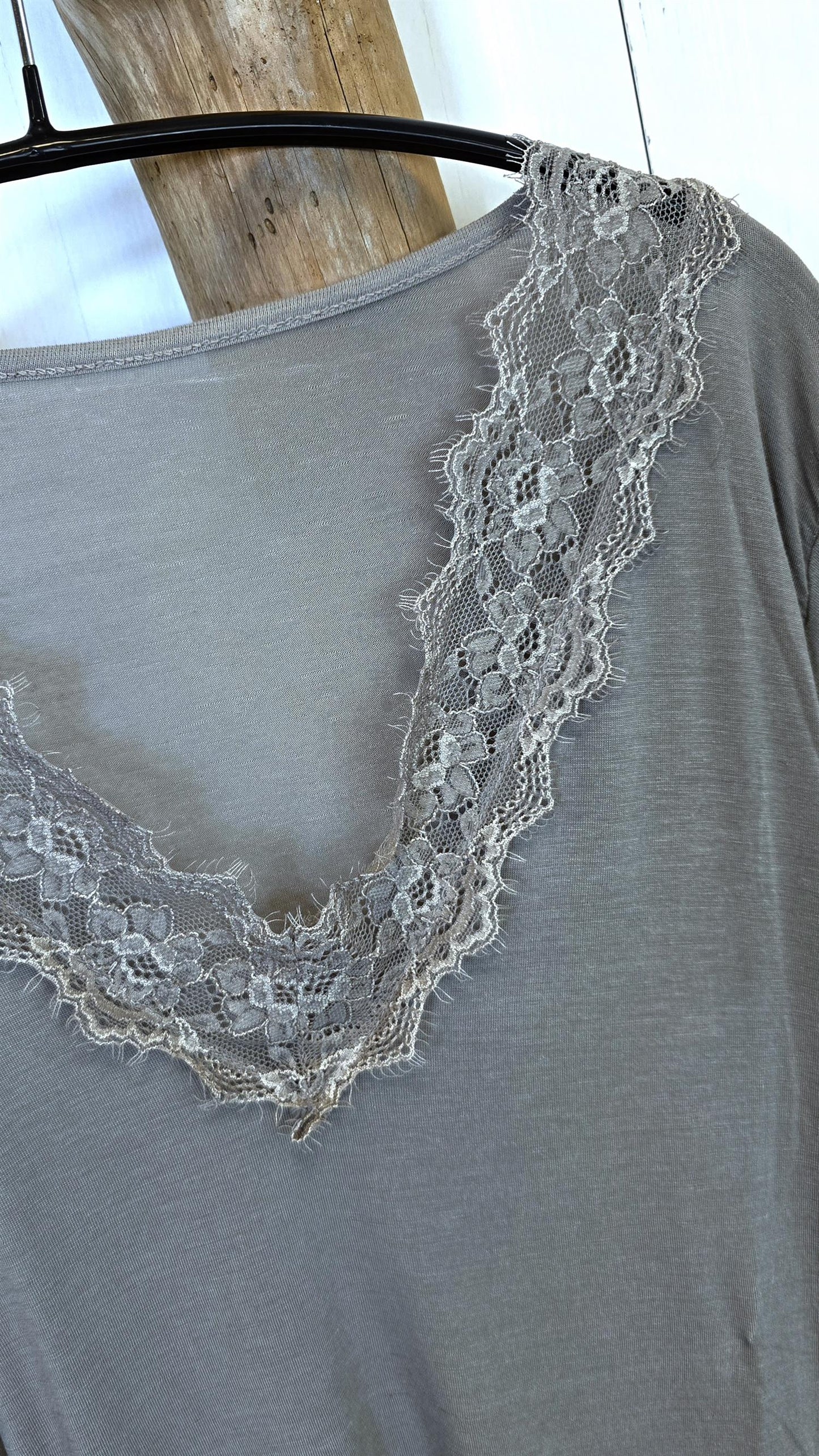 Lise kasjmir topp taupe