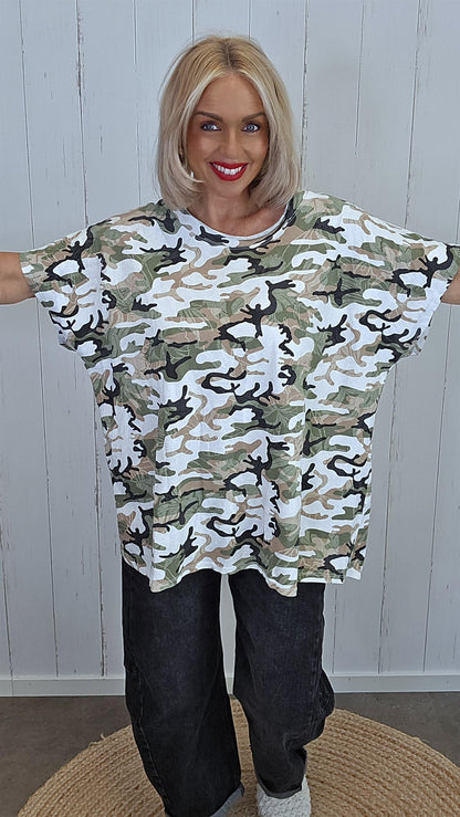Gine camo topp