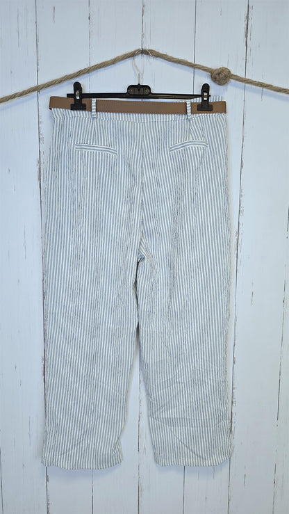 Siri stripete bukse blå/hvit