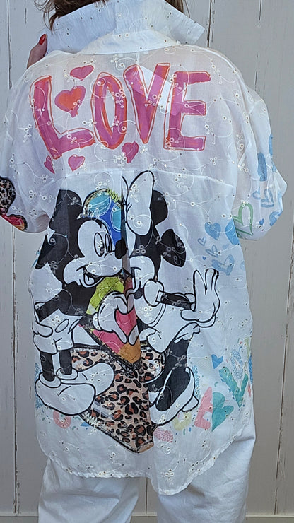 Nora skjorte Mikke Mus