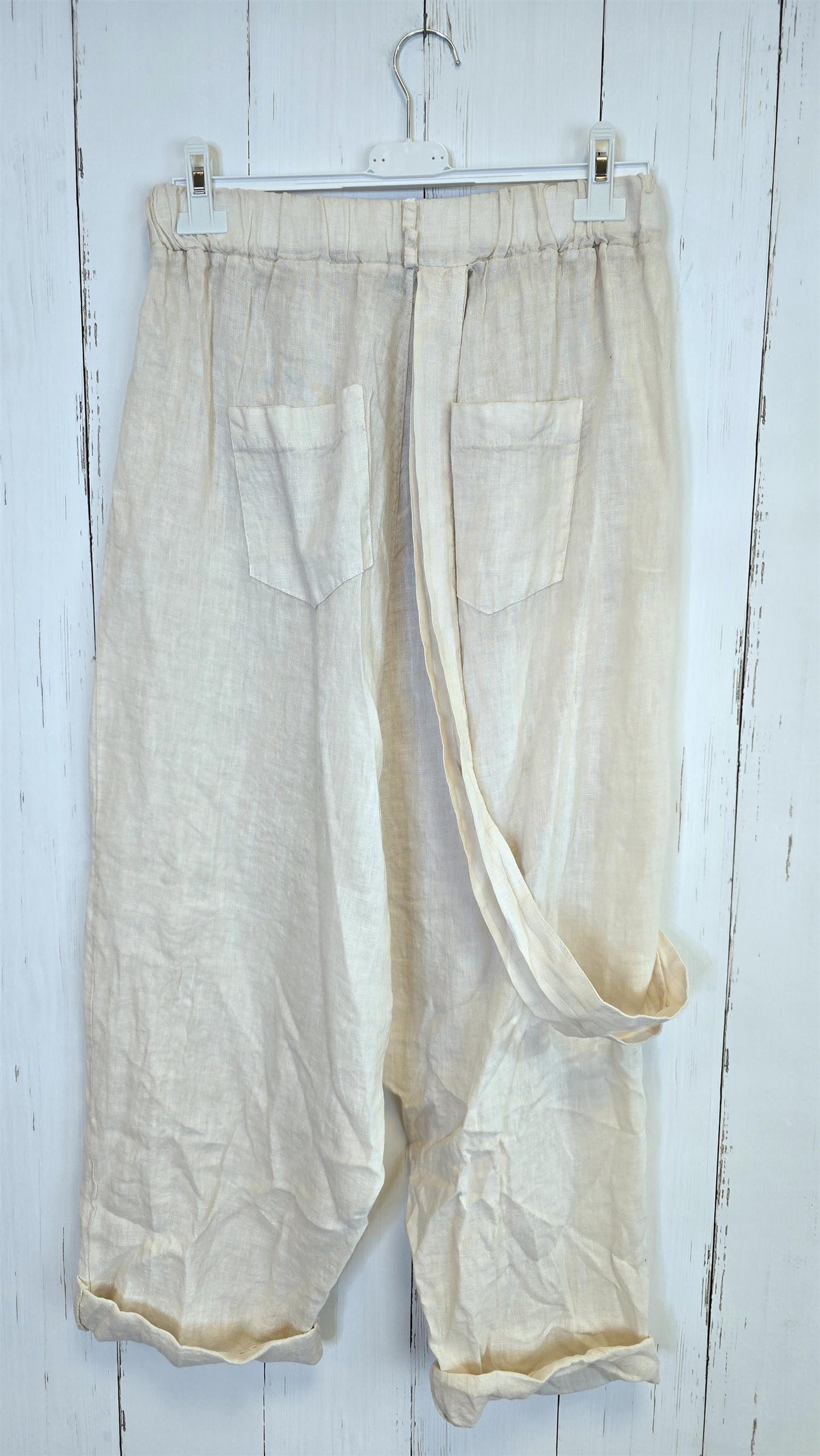 Leia harem linbukse beige