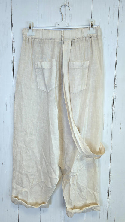 Leia harem linbukse beige
