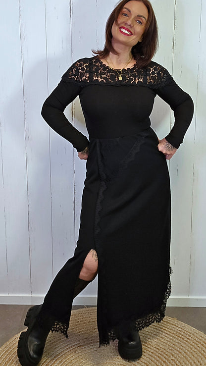 Lina Blondeskjørt Sort