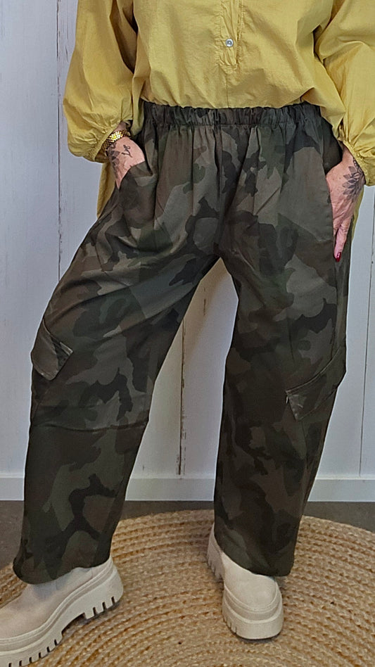 Isla camo cargobukse