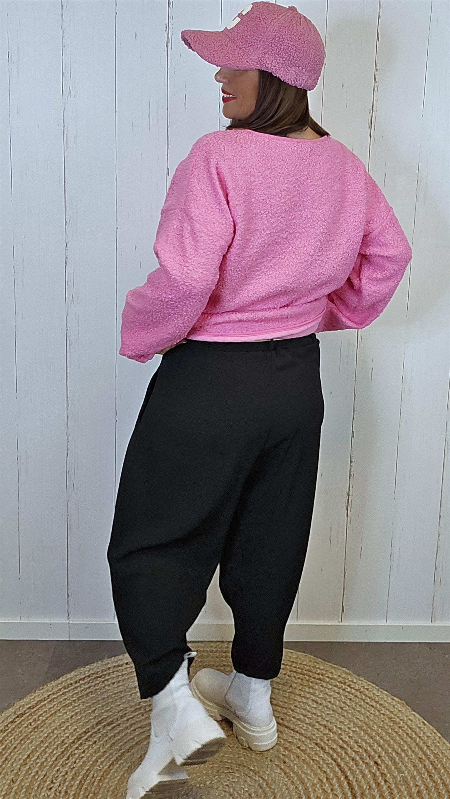 Sofie wrap bukse svart