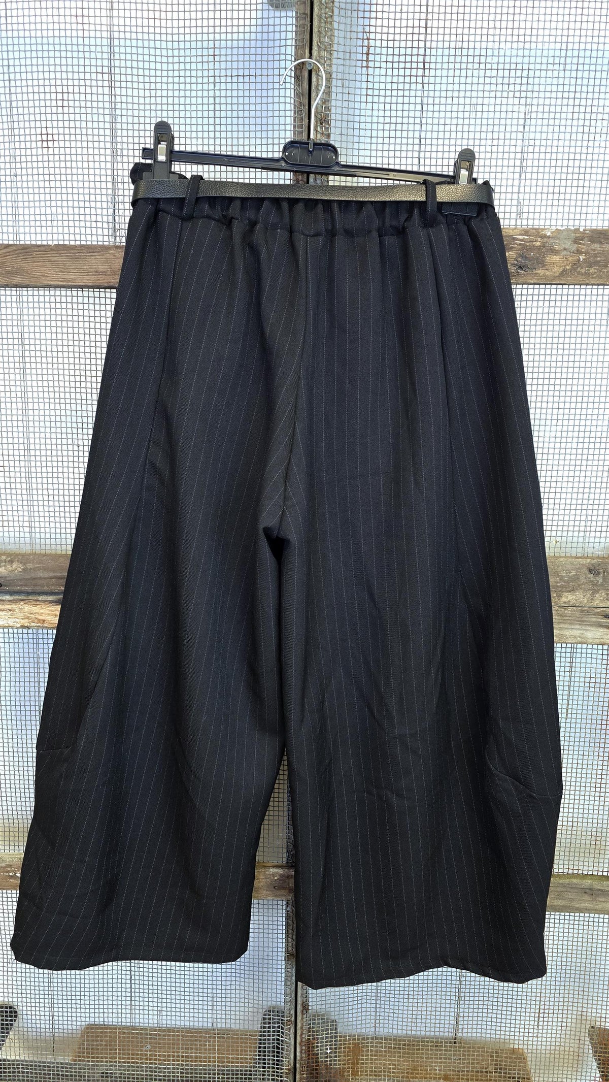 Alba pinstripe dressbukse svart