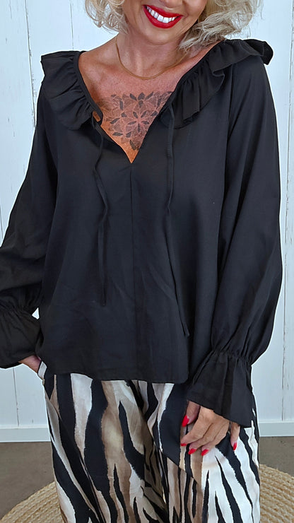 Vera bluse svart