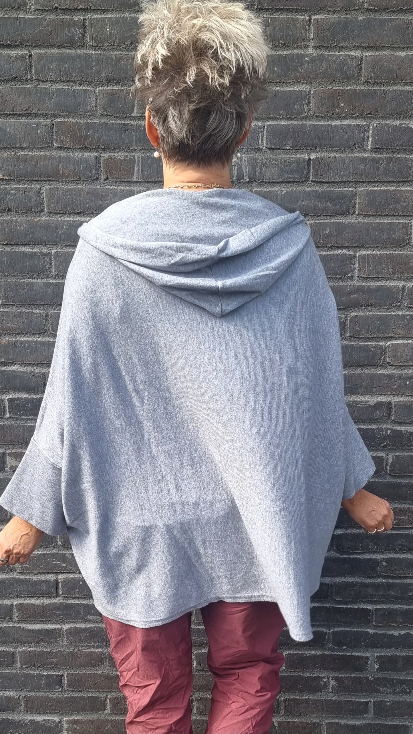 Alma hettegenser grå