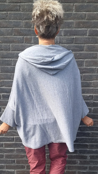 Alma hettegenser grå