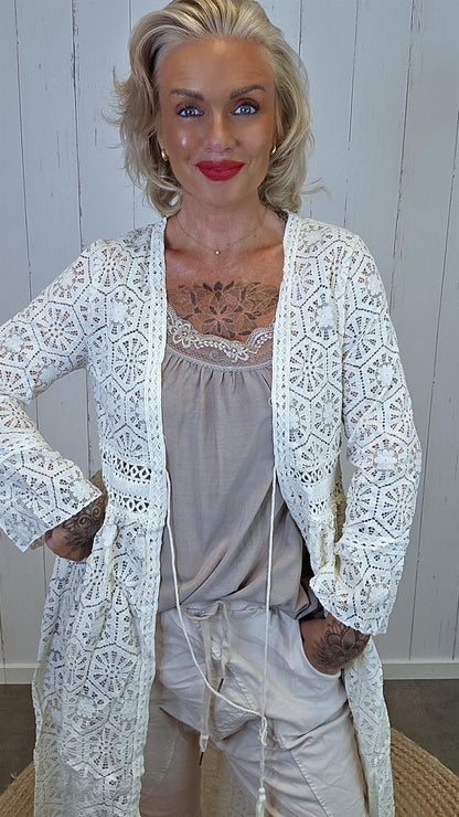 Blondejakke creme